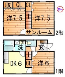 飯田4丁目7-89貸家　の物件間取画像